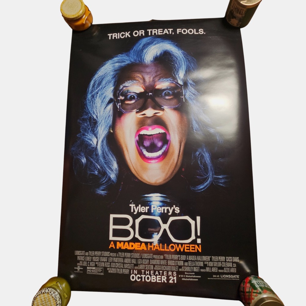 Boo! A Madea Halloween 2016 Promo Movie Poster 27x40 Tyler Perry Cassi Davis